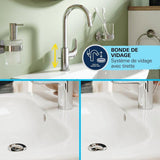 Mitigeur monocommande lavabo - GROHE Swift - 24330001 - Chromé - Taille L - Bec haut - Economie d'eau
