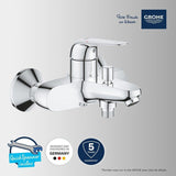 Mitigeur monocommande bain/douche - GROHE Swift - 24335001 - Chromé - Montage mural apparent