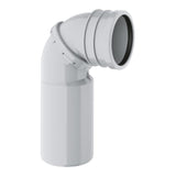 Pipe d'évacuation WC - GROHE - Orientable 90° - Rapid SL - Pour réservoirs encastrés universels ou les bâtis-supports équipés