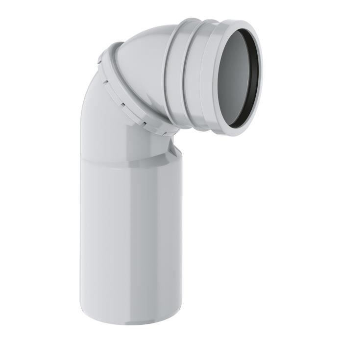 Pipe d'évacuation WC - GROHE - Orientable 90° - Rapid SL - Pour réservoirs encastrés universels ou les bâtis-supports équipés