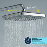 Colonne de douche avec inverseur manuel - Economie d'eau - GROHE Vitalio Comfort 250 - Chromé - 26986001