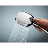 Pommeau de douche - GROHE Vitalio Comfort 110 26092001 - 3 jets (Pluie/Stimulant/Massage) - Sélection facile -Economie d'eau -Chromé