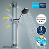 Ensemble de douche avec pommeau 3 jets, barre et flexible - GROHE Vitalio Comfort 110 26096001 - Sélection facile - Economie d'eau