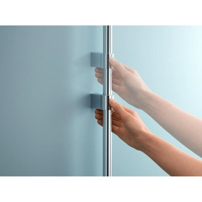 Ensemble de douche avec pommeau 3 jets, barre 90cm et flexible - GROHE Vitalio Start 110 26956001 - Economie d'eau - Chromé