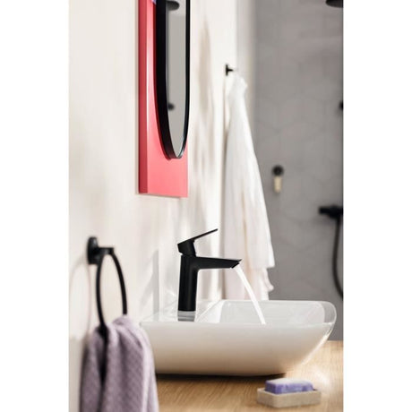 Mitigeur lavabo monocommande GROHE Start - Noir mat - Taille S - Economie d'eau