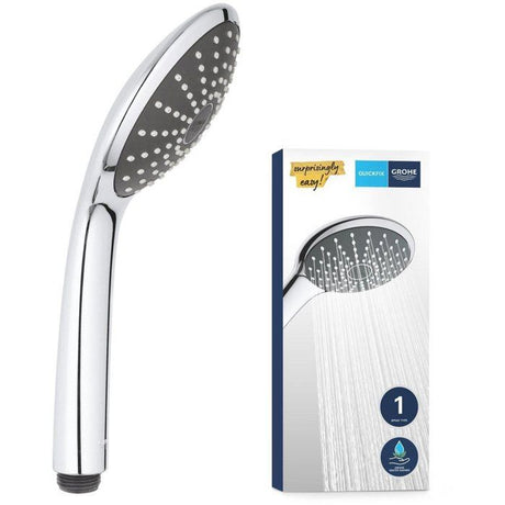 Douchette 1 jet - GROHE - Vitalio Joy 110 - EcoJoy - StarLight Chrome - Inner WaterGuide