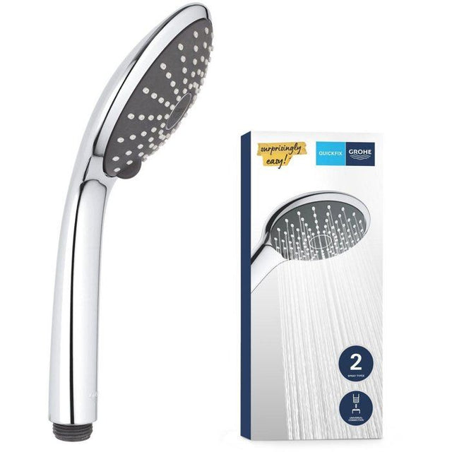 Douchette a main GROHE Vitalio Joy 110 Duo - Chromé - 2 jets - Economie d'eau - Garantie 5 ans