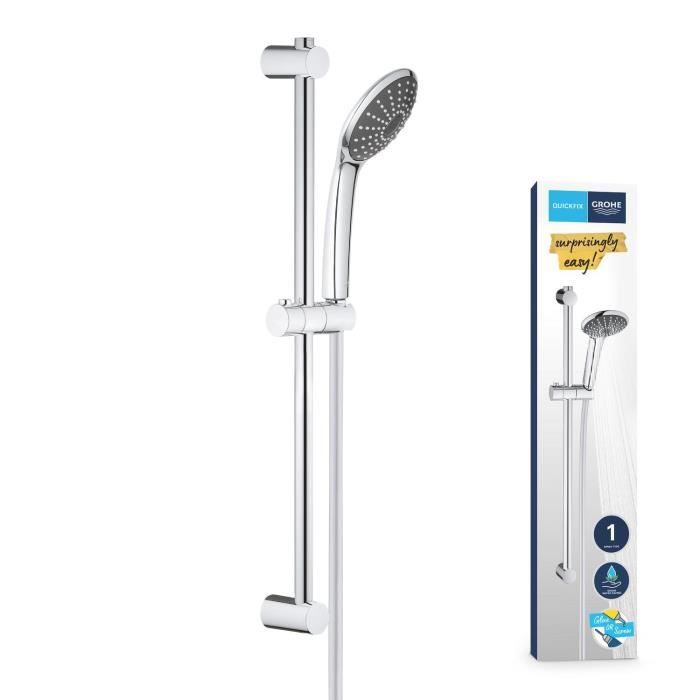 GROHE - Ensemble de douche 1 jet avec barre