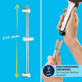 Ensemble de douche 3 jets - GROHE - Vitalio Joy 110 Massage - Flexible lisse - Systeme anti-torsion