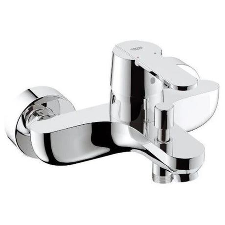 Mitigeur monocommande bain douche - GROHE - Get - Montage mural - Raccord fileté - Rosaces métal
