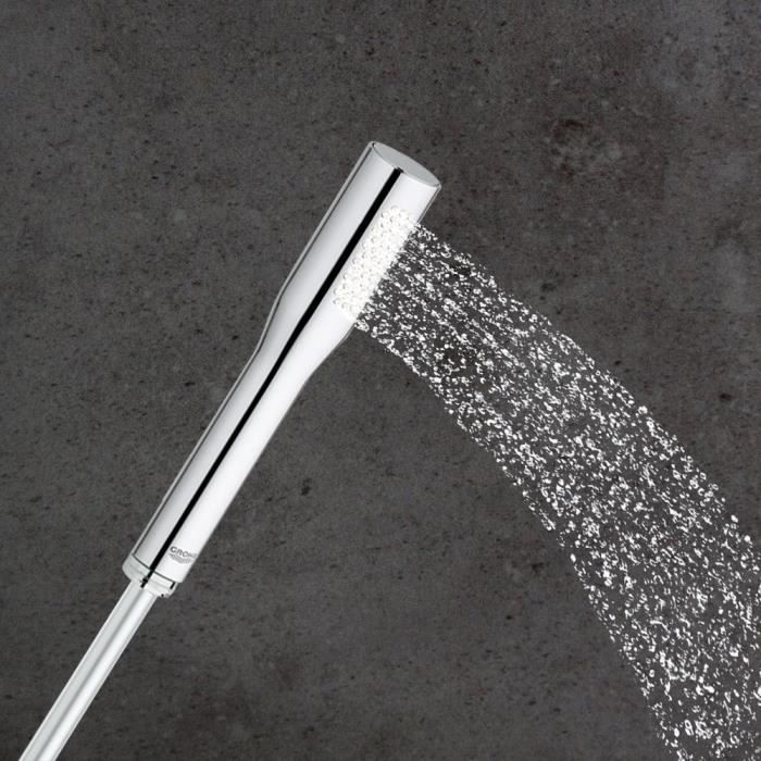 Pommeau de douche GROHE Vitalio Get Stick - 1 jet - technologie anti-brűlure et économie d'eau - chromé