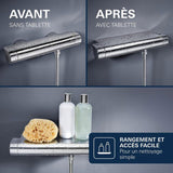 GROHE Mitigeur thermostatique douche ˝ Grohtherm 2000 34469001 - Porte-savon - Limiteur de température - Economie d'eau - Chrome