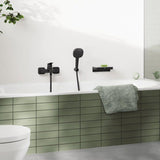 Mitigeur de bain / douche mural - GROHE DICE - Noir mat