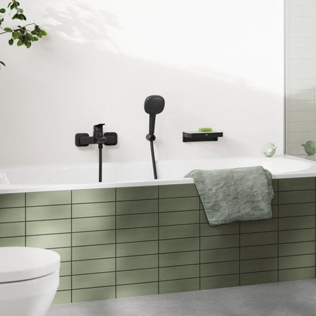 Mitigeur de bain / douche mural - GROHE DICE - Noir mat