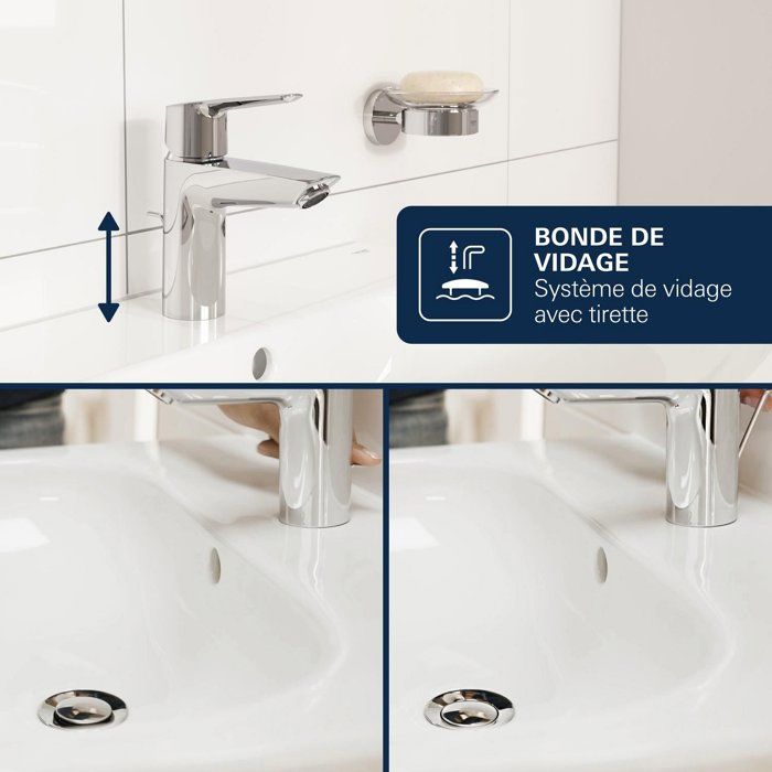 Mitigeur de bidet - GROHE DICE - Chrome