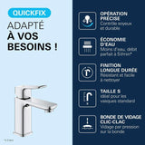 Mitigeur de lavabo - GROHE DICE - Taille S - Clic-clac - Chrome