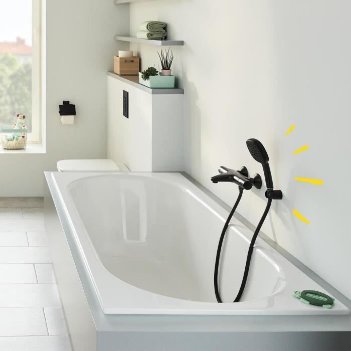Ensemble de douche avec pommeau 2 jets, support et flexible - GROHE Vitalio Comfort 110 263992431 - Sélection facile -Economie d'eau