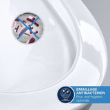 Ensemble WC a poser - Sortie horizontale - Sans bride - GROHE Euro Ceramic (102 489 SH00)
