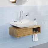 Lavabo suspendu - Porcelaine vitrifiée - Rectangulaire - GROHE Euro Ceramic - 60 cm - 21 cm - Blanc