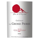 Château La Grosse Pierre 2022 Blaye Côtes de Bordeaux - Vin rouge de Bordeaux