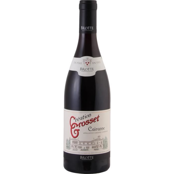 BROTTE Création Grosset 2020 Cairanne - Vin rouge de la Vallée du Rhône