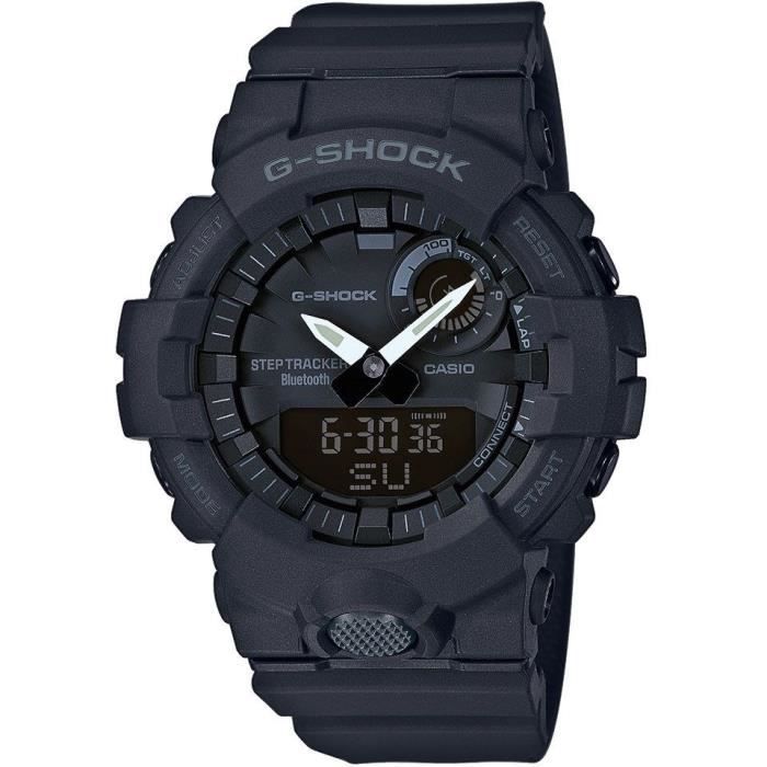 Montre - CASIO - G-Shock G-SQUAD - Homme - Noir - Bluetooth Smart - Résistance aux chocs