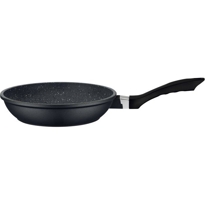 Batterie de cuisine - Tous feux dont induction - GSW - GOURMET GRANIT - Fonte d'aluminium massive - 7 pieces - Sans PFAS - Noir