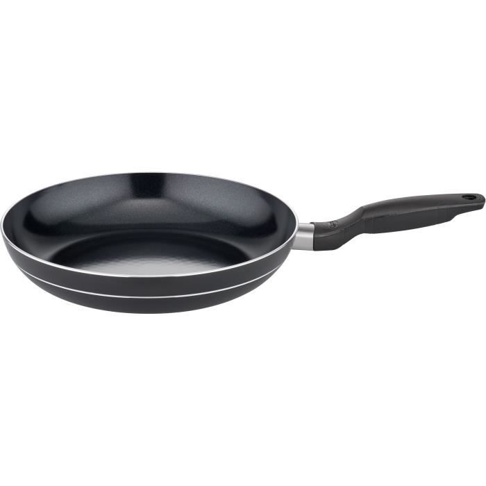 Batterie de cuisine - Induction - GSW - MILANO NERO - 15 pieces - Aluminium massif - Noir