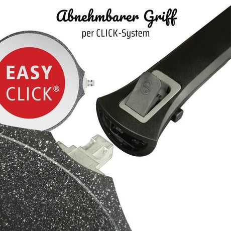 Poele fonte d'aluminium - GSW - EASY CLICK - 28 cm - Induction