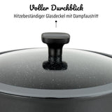 Marmite fonte d'aluminium - GSW - EASY CLICK - 20 cm - Induction - Noir