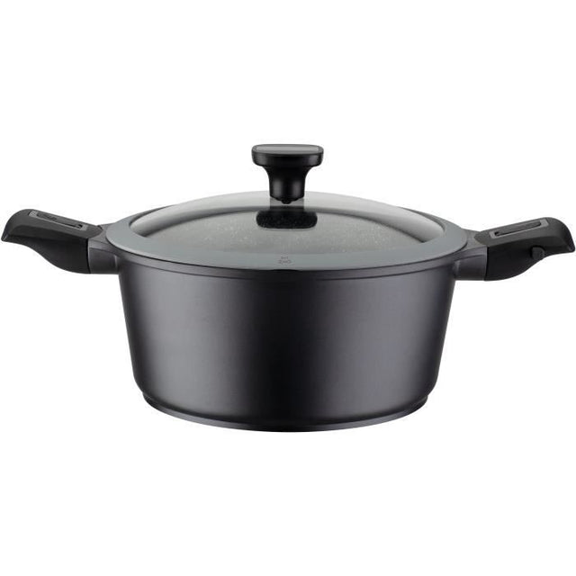 Marmite fonte d'aluminium - GSW - EASY CLICK - 20 cm - Induction - Noir