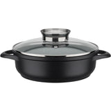 Batterie de cuisine 10 pcs - GSW - GOURMET GRANIT - Fonte d'aluminium - compatible Induction