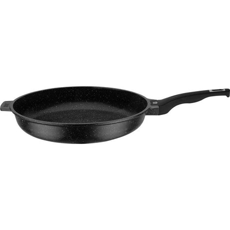 Poele-Sauteuse - Tous feux dont induction - GSW - TITANIUM GRANIT Advanced - Ř 24 cm - Fonte d'aluminium massive - Sans PFAS - Noir