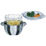 Friteuse - GSW - 488204 - Induction - 22 cm - Couvercle en verre - Acier inoxydable