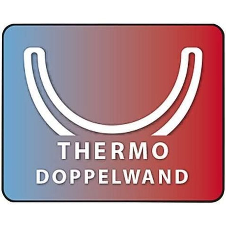Saladier isotherme - GSW - 30 cm - Acier inoxydable - 5,50 L - Couvercle étanche - Double paroi