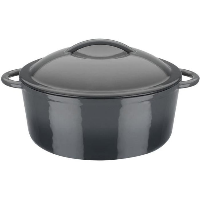 Marmite fonte massive - GSW - GREY SHADOW - 24 cm - Ronde - Induction - Gris