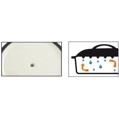 Marmite fonte massive - GSW - BLUE MAGIC - 24 cm - Ronde - Induction - Bleu