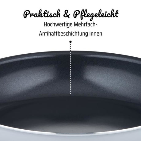 Poele professionnelle - GSW - PRO BASIC - 40 cm - Induction - Aluminium épais forgé - Qualité gastronomie