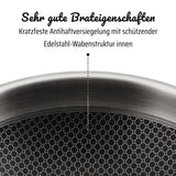 Wok professionnel - GSW - 32 cm - Induction - Acier inoxydable massif