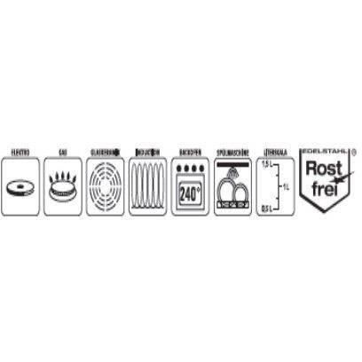 Traiteur - GSW - RIGO - 26 cm - 10 L - Induction - Acier inoxydable