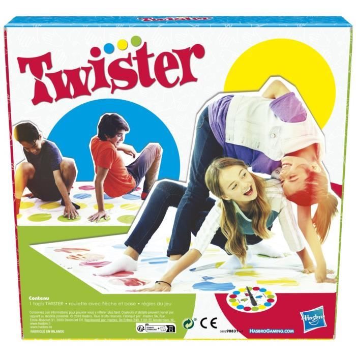 Twister Jeu d'ambiance pour enfants, Jeu d'équilibre fun , A partir de 6 ans, Hasbro Gaming