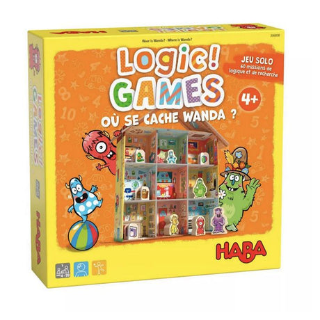 HABA - Logic! GAMES Oů se cache Wanda - Jeu de logique - Jeux de Société Enfant 4 ans et +