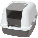 Maison de toilette Bac a litiere pour chat - CATIT - Airsift Jumbo - Systeme de filtration intégré - L. 57 x l. 50 x H. 46,5 cm