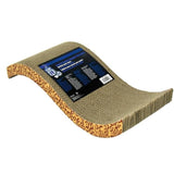 Griffoir pour chat - CATIT - Ondulé - Herbe a chat incluse - Motifs léopard - 53 cm