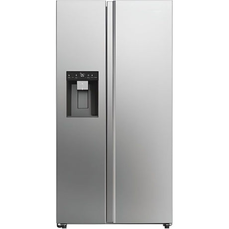 Réfrigérateur Américain - HAIER - HSW59F18EIMM - Classe E - 601 L - 36 dB - Platinium