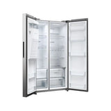 Réfrigérateur Américain - HAIER - HSW59F18EIMM - Classe E - 601 L - 36 dB - Platinium