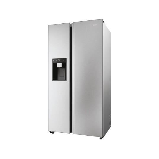 Réfrigérateur Américain - HAIER - HSW59F18EIMM - Classe E - 601 L - 36 dB - Platinium