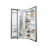Réfrigérateur Américain - HAIER - HSW59F18EIMM - Classe E - 601 L - 36 dB - Platinium