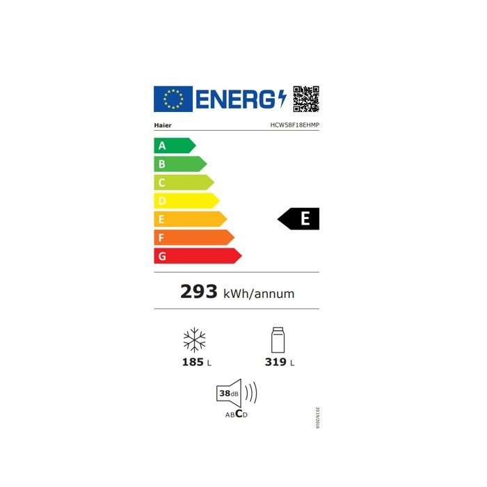 Réfrigérateur Multi-PortesHaier HCW58F18EHMP Cube Total No Frost Air Surround - 507L (321+186L) , 38db(A)  Classe E