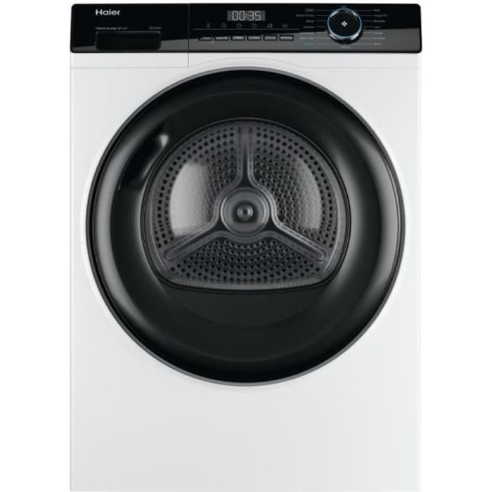 Seche-linge pompe a chaleur HAIER HD100-A2939-FR I-Pro Series 3 - 10 kg - Blanc